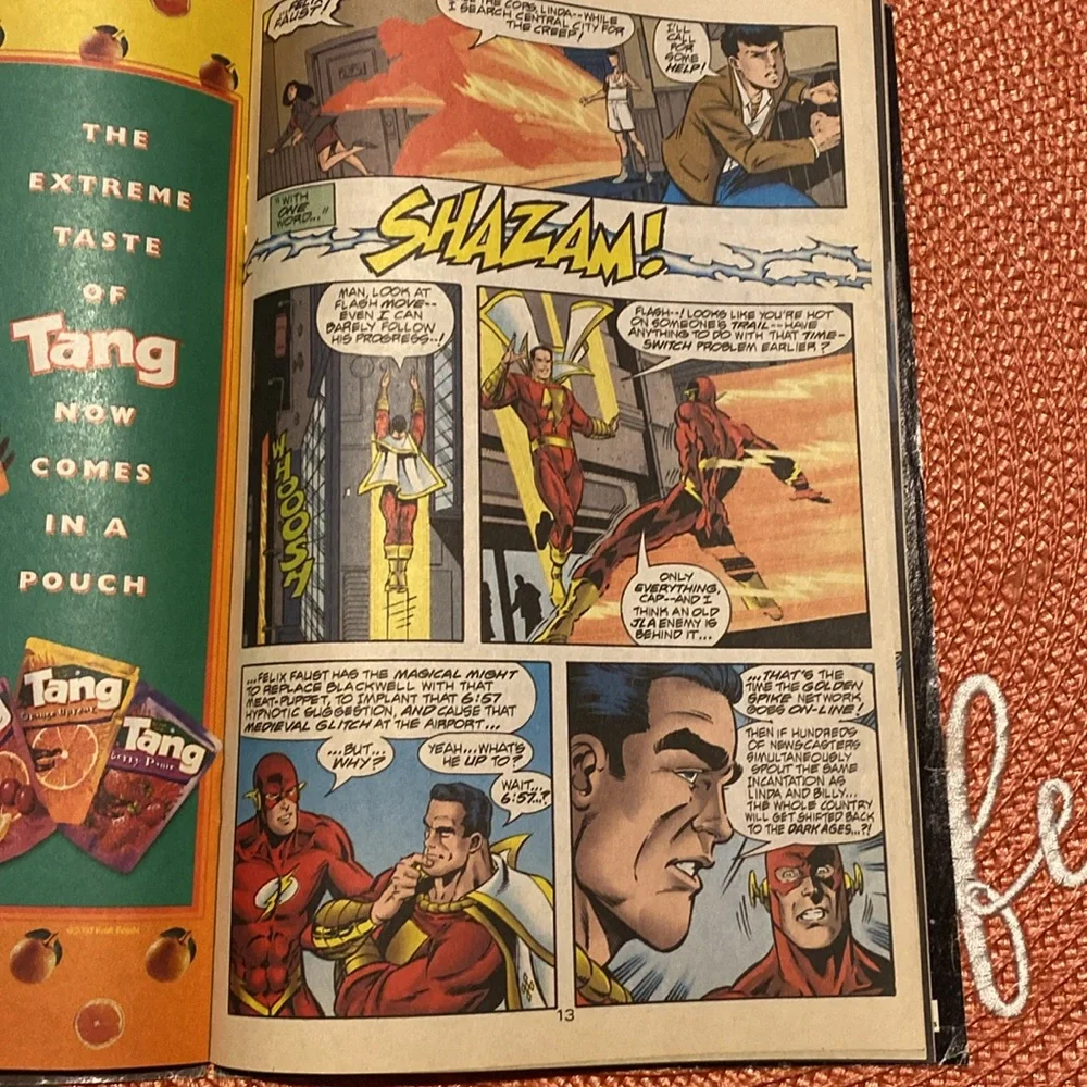 DC Comic- The FLASH Must Outrace SHAZAM !...#162 July 2000